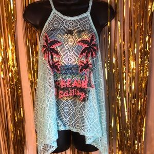 NOBO sheer Mint beach top